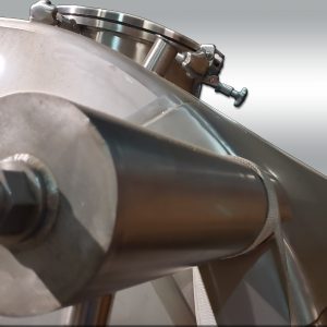 2500 gallon single shell stainless steel holding tank